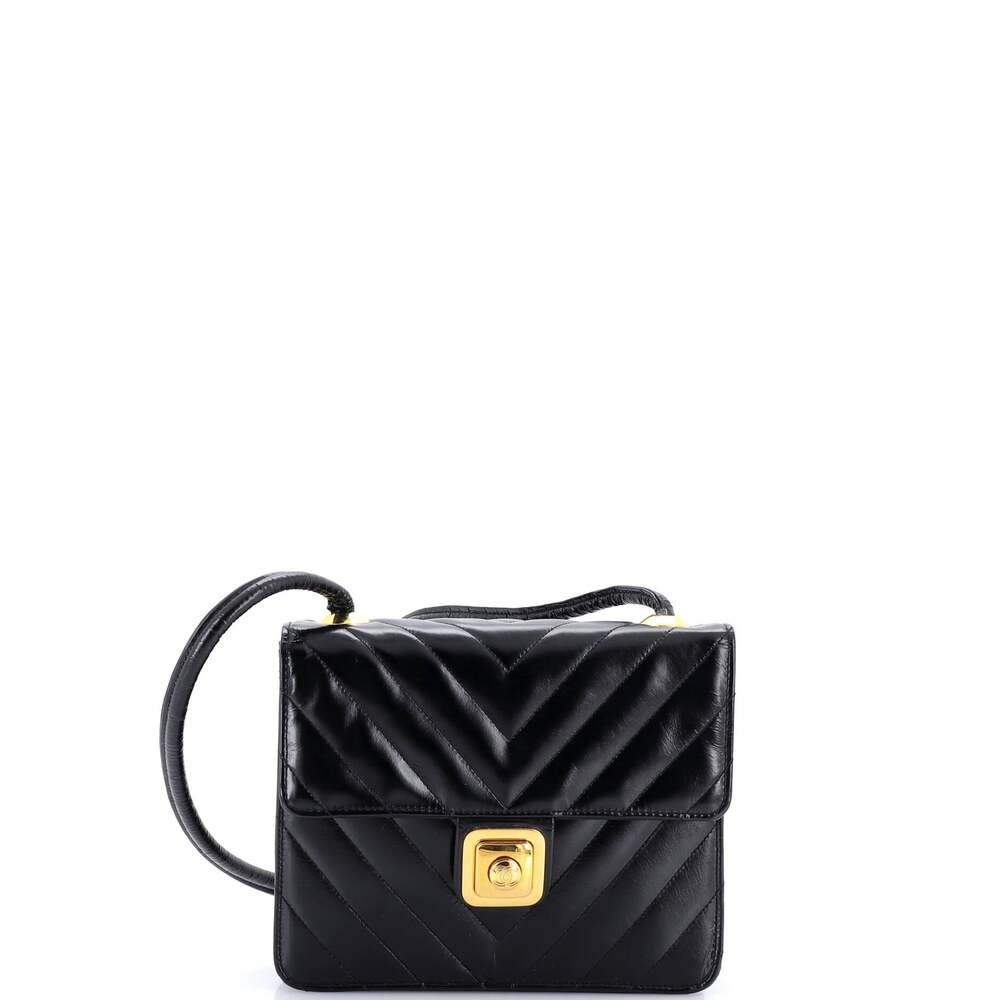 Chanel Vintage Push Lock Flap Bag #259124C18B